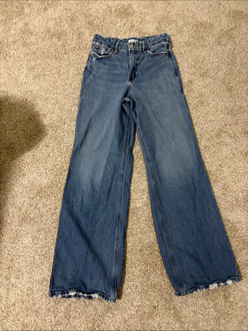 Good American High-Rise Wide Leg Jeans - Blue